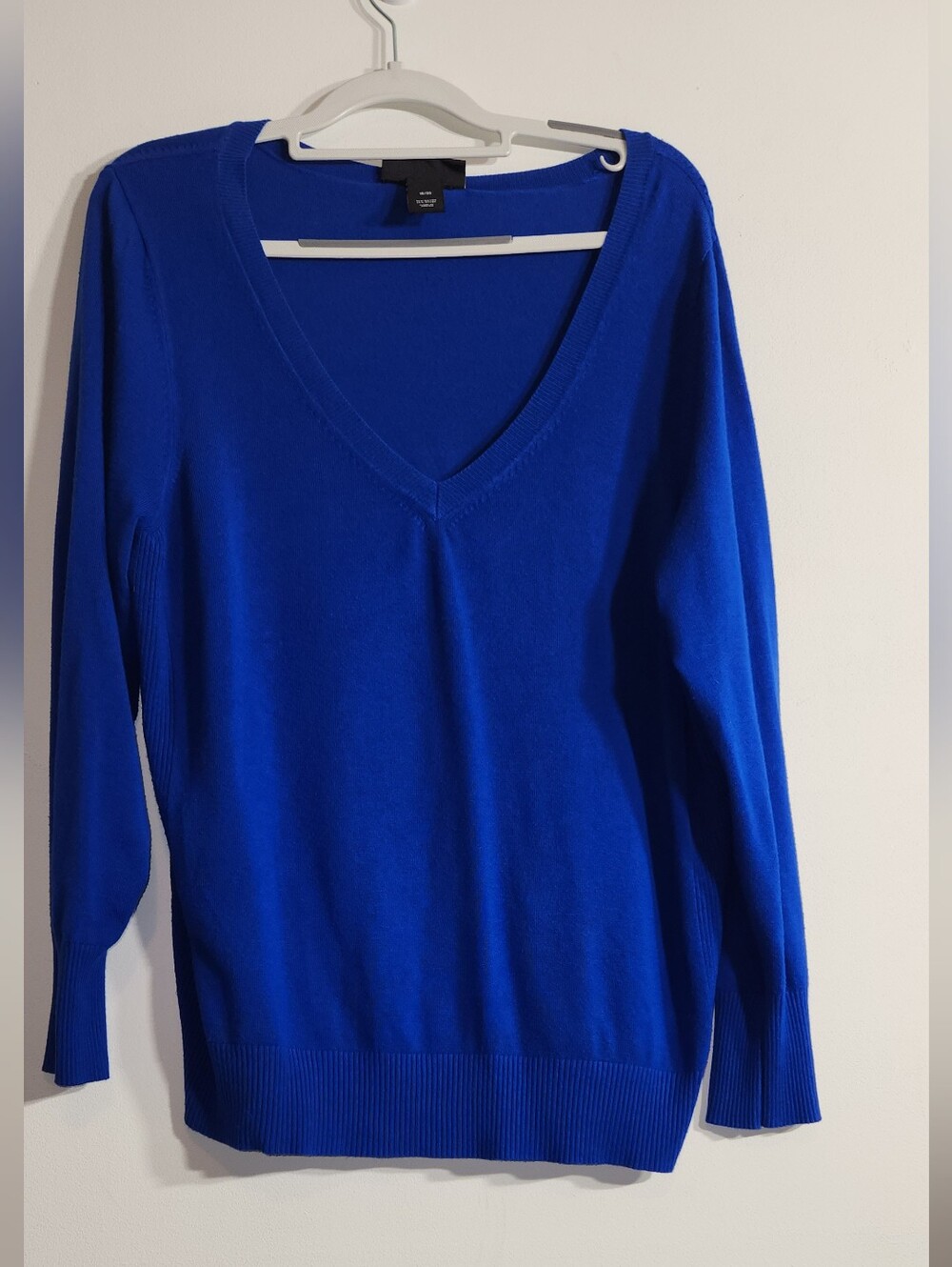 Lane Bryant 18/20 V-Neck Sweater in Royal Blue